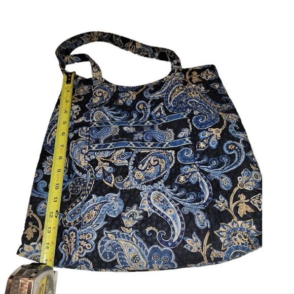 Vera purse - retired Windsor Navy pattern Tote Style Pocketbook - Picture 3 of 5
